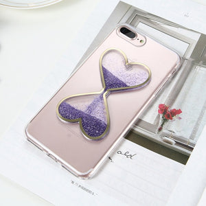  Heart Shape Girly Quicksand Phone Cases, , Real Cool Case, Real Cool Case - Real Cool Case